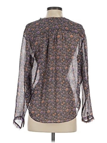Rebecca Taylor Long Sleeve Silk Top (view 2)