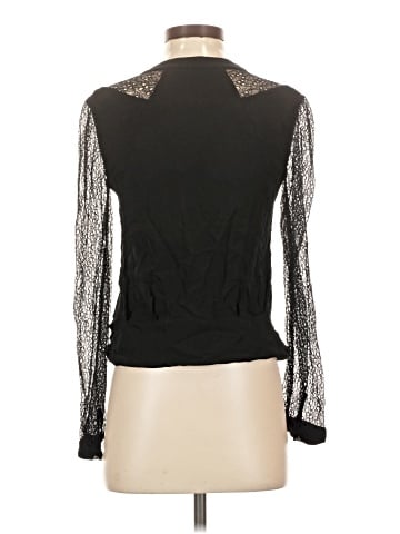 Leifsdottir Long Sleeve Silk Top (view 2)