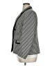 Kasper Houndstooth Gray White Blazer Size 14 - photo 5