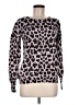 Project Animal Print Silver Pullover Sweater Size M - photo 1