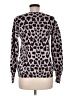 Project Animal Print Silver Pullover Sweater Size M - photo 2