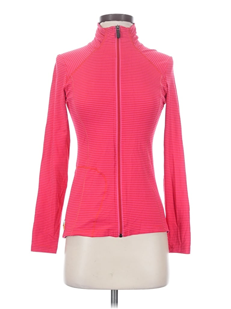 Pre-owned Lole Track Jacket In Pink