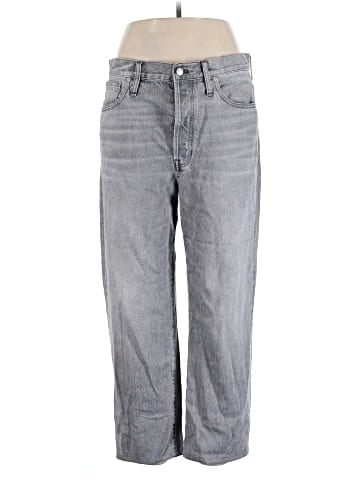 Madewell The Dadjean in Pale Grey (view 1)