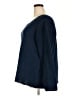 Eileen Fisher 100% Cotton Solid Blue Pullover Sweater Size 3X - photo 5