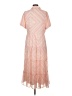 Cato 100% Polyester Orange Casual Dress Size L - photo 2