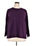 Eileen Fisher Purple Pullover Sweater Size 3X - photo 1
