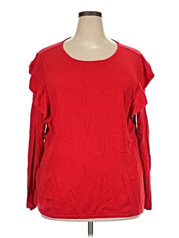 a.n.a. A New Approach Long Sleeve Blouse (view 1)