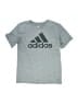 Adidas 100% Polyester Gray Active T-Shirt Size 10 - 12 - photo 1