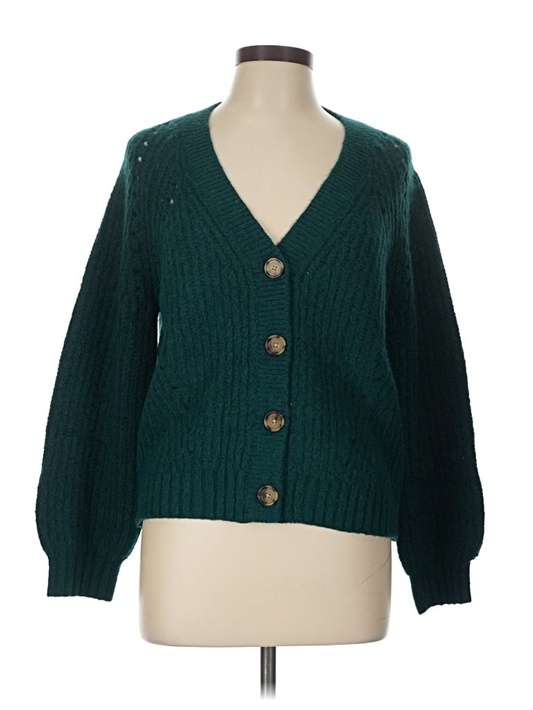 Ann Taylor Loft Cardigan Sweater In Green