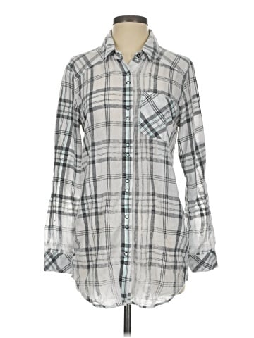 Free Press Long Sleeve Button-Down Shirt (view 1)