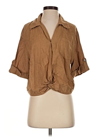 Kut from the Kloth 3/4 Sleeve Button-Down Shirt (view 1)