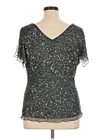 Adrianna Papell Short Sleeve Blouse (view 2)