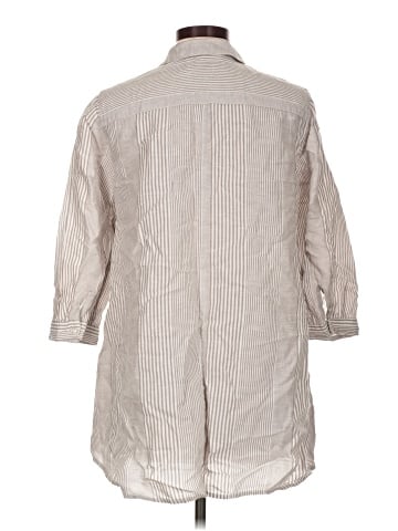 Foxcroft 3/4 Sleeve Button-Down Shirt (view 2)