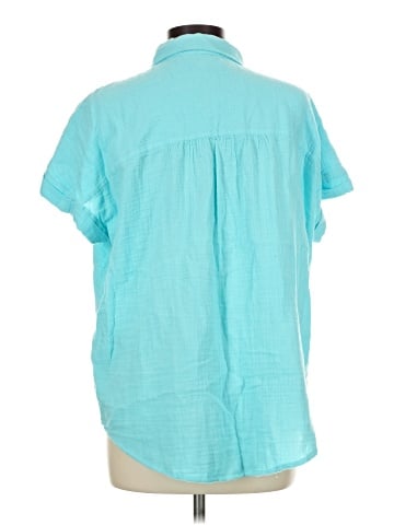 Style&Co Short Sleeve Button-Down Shirt (view 2)