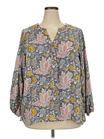 T Tahari Long Sleeve Blouse (view 1)