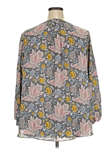 T Tahari Long Sleeve Blouse (view 2)