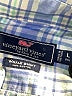 Vineyard Vines 100% Cotton Plaid Blue Long Sleeve Button-Down Shirt Size 16 - photo 3