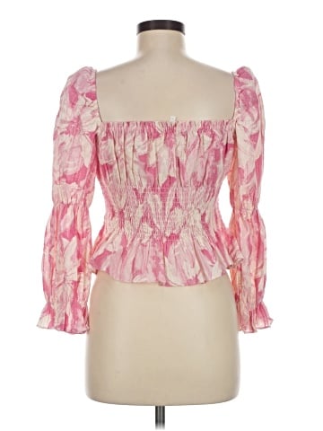 Olivaceous 3/4 Sleeve Blouse (view 2)