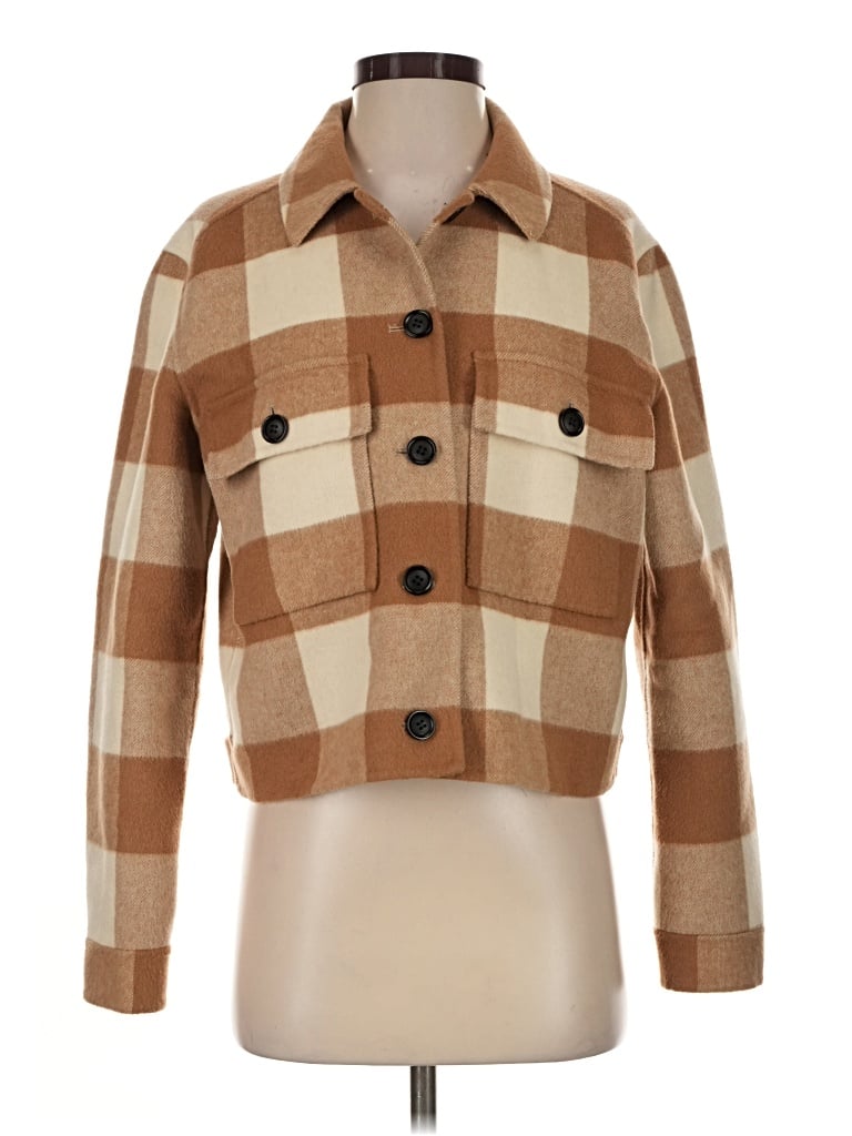 Pre-owned Rails Coat In Brown