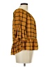 Assorted Brands Yellow 3/4 Sleeve Blouse Size L - photo 4