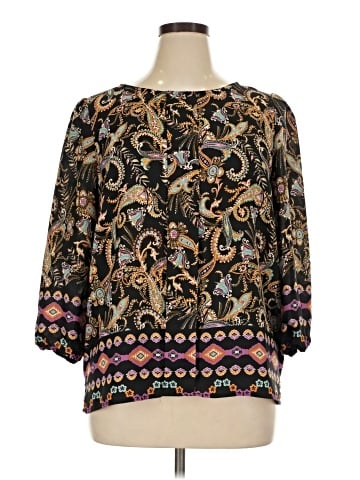 Tahari by ASL 3/4 Sleeve Blouse (view 1)