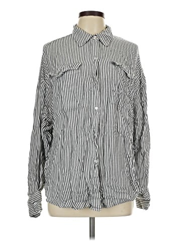 Express Long Sleeve Button-Down Shirt (view 1)