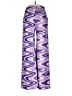 Princess Polly Print Purple Active Pants Size 6 - photo 1