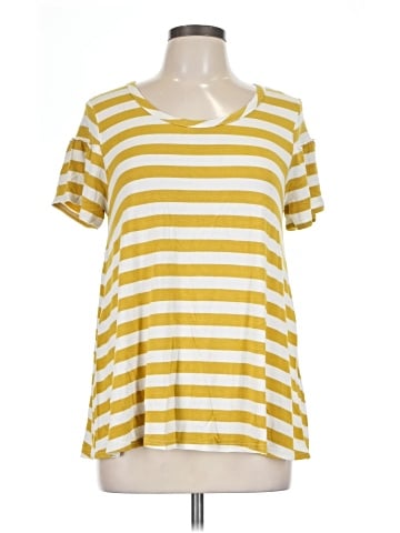 Hem & Thread Short Sleeve Top (view 1)
