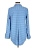 L.L.Bean Stripes Blue Long Sleeve Button-Down Shirt Size M - photo 2