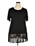 Love Black Short Sleeve Top Size 3X - photo 1