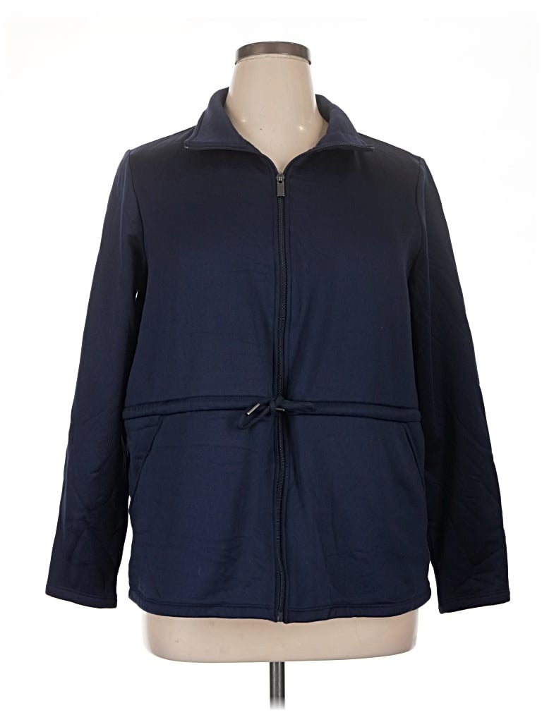 Pre-owned Susan Graver Jacket In Blue