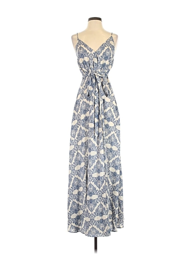 Pre-owned Aakaa Casual Dress In Blue