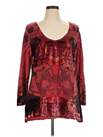 Live and Let Live 3/4 Sleeve Blouse (view 1)