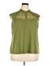 Belldini Green Sleeveless Blouse Size 2X - photo 1