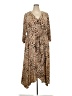 Catherines Animal Print Tan Casual Dress Size 3X - photo 1
