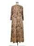 Catherines Animal Print Tan Casual Dress Size 3X - photo 2