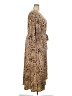 Catherines Animal Print Tan Casual Dress Size 3X - photo 4