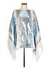 Boston Proper 100% Polyester Silver Long Sleeve Blouse Size L - photo 1