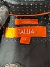 Tallia Polka Dots Black Long Sleeve Button-Down Shirt Size 8 - photo 3