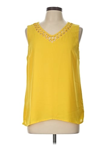 Skies Are Blue Sleeveless Blouse (view 1)