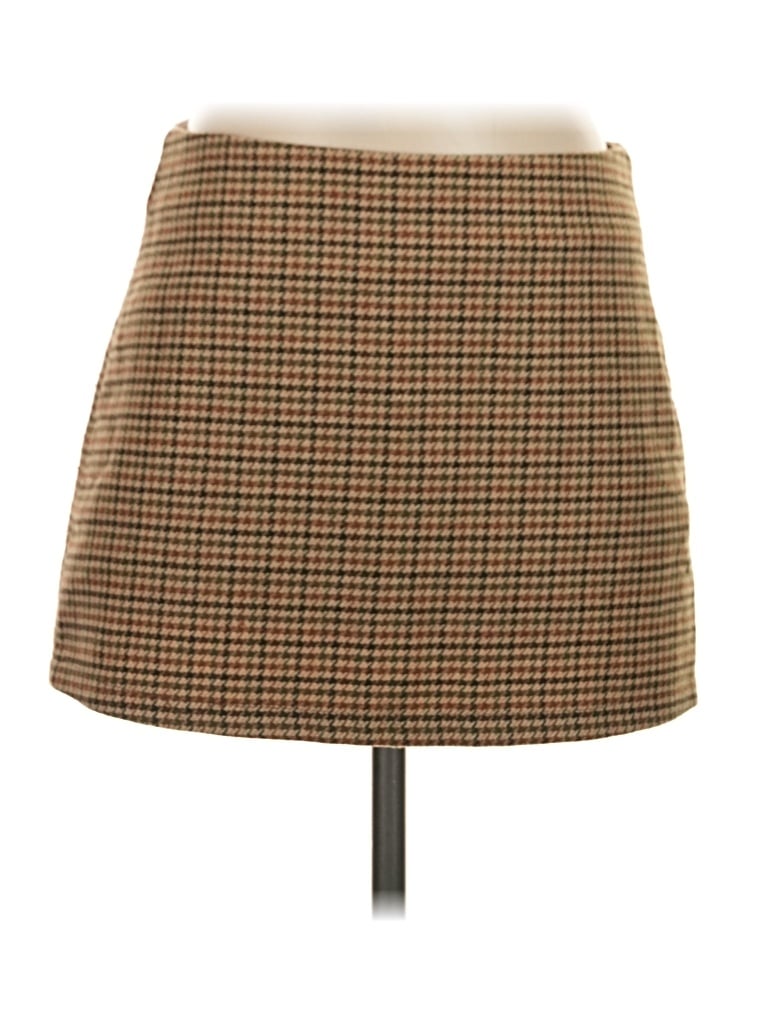 Pre-owned Brandy Melville Casual Skirt In Brown