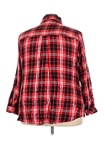 Lane Bryant Long Sleeve Button-Down Shirt (view 2)