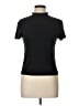 One Step Up Black Short Sleeve Turtleneck Size L - photo 1