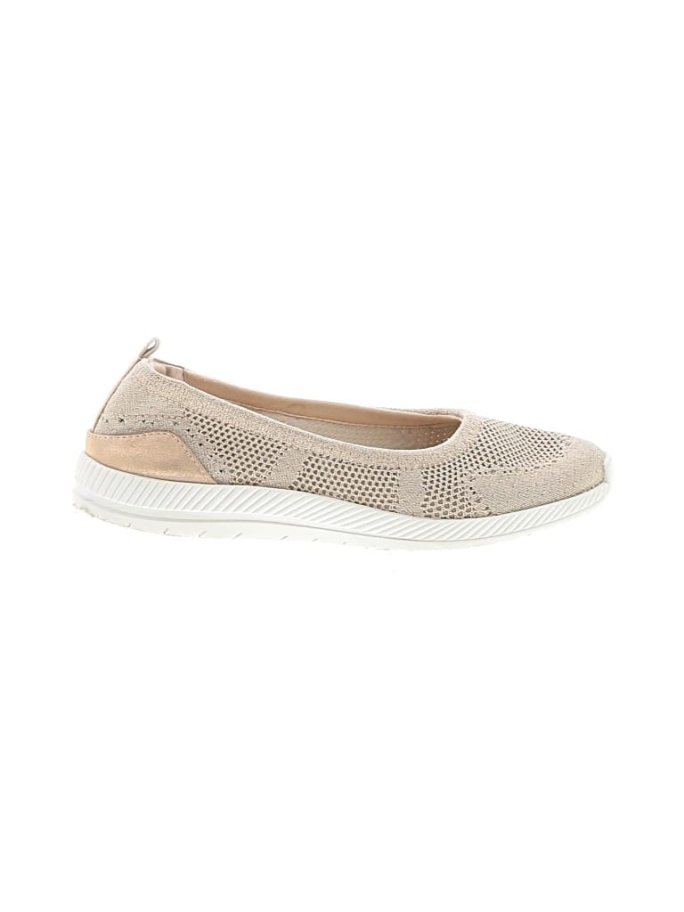 Pre-owned Easy Spirit Flats In Tan