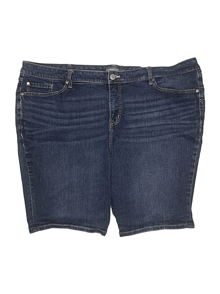 Pre-owned Torrid Denim Shorts In Blue