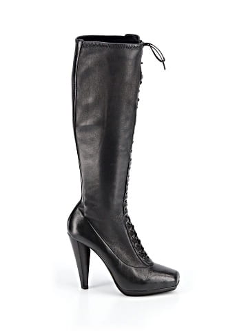 Prada Leather Lace Up Boots (view 2)