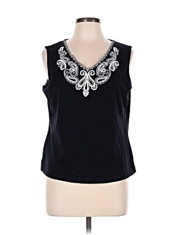 Karen Scott Sleeveless Blouse (view 1)