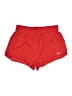 Nike 100% Polyester Red Athletic Shorts Size L - photo 1
