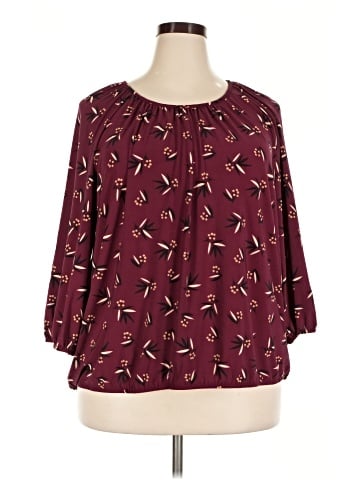 AK Anne Klein 3/4 Sleeve Blouse (view 1)