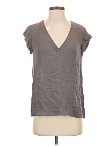 Joie Short Sleeve Silk Top (view 1)